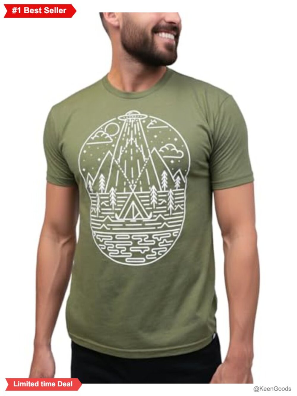 Men's Graphic T-Shirt Short Sleeve Cotton Poly Soft Slim Fit